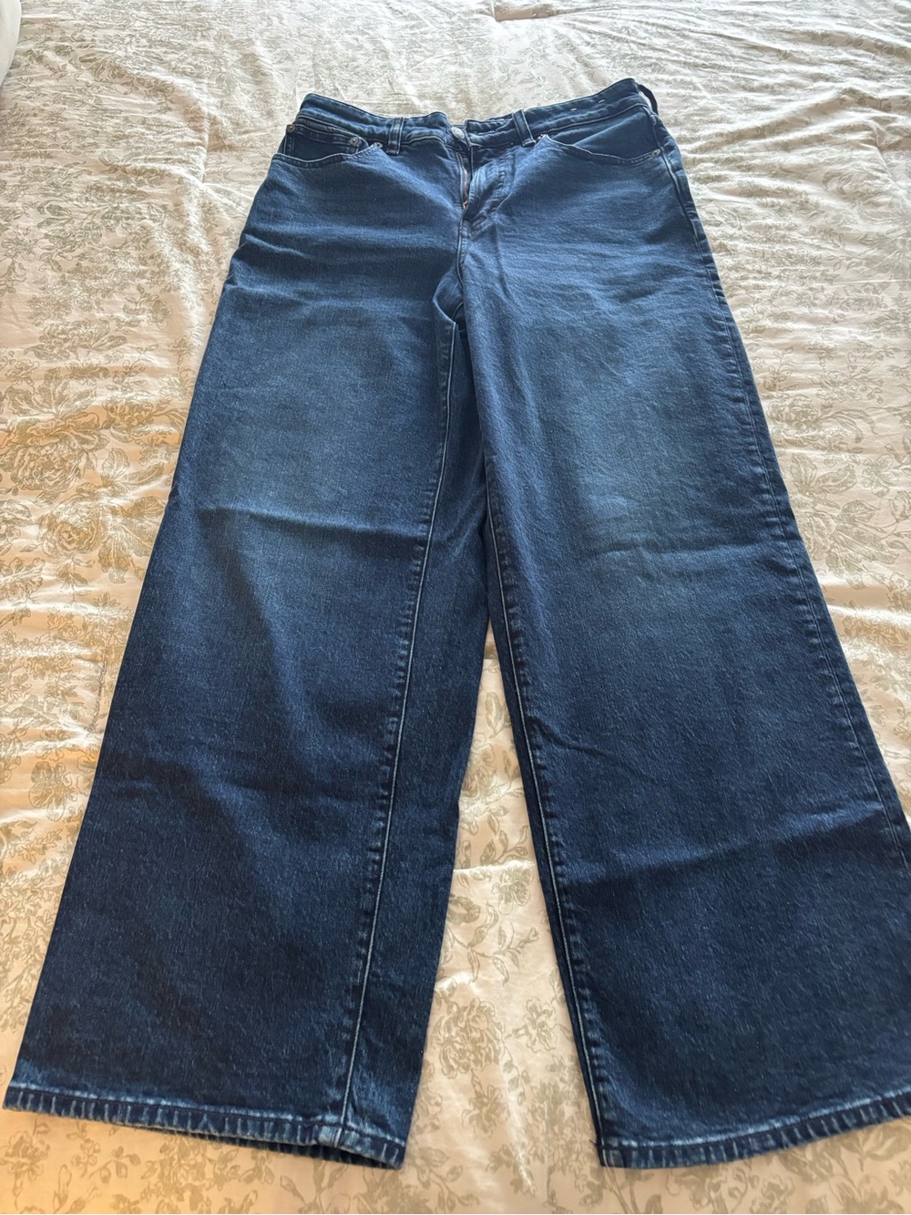 Madewell Men's Deep Blue Denim Slim Jeans - Picture 3 of 5